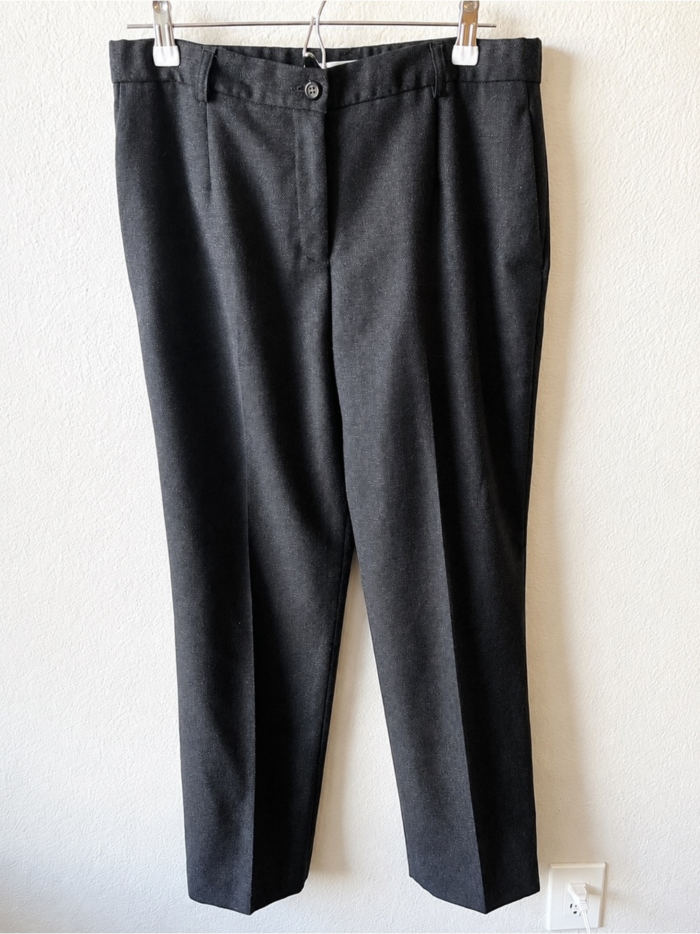 Vintage Pendleton 100% Virgin Merino Wool Pants Sz 10 Gray Made in USA Trousers